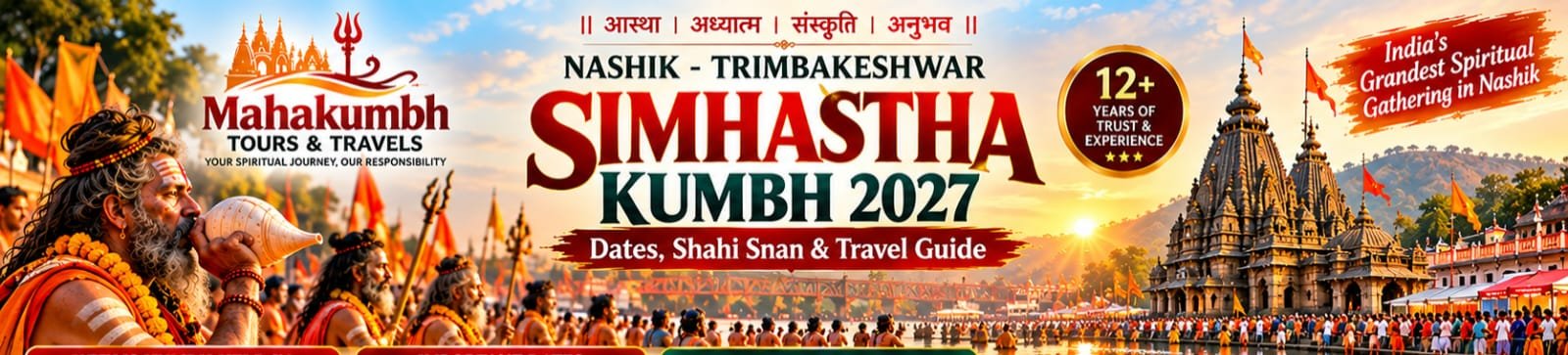 Nashik–Trimbakeshwar Simhastha Kumbh 2027: Complete Information, Important Dates & Travel Planning
